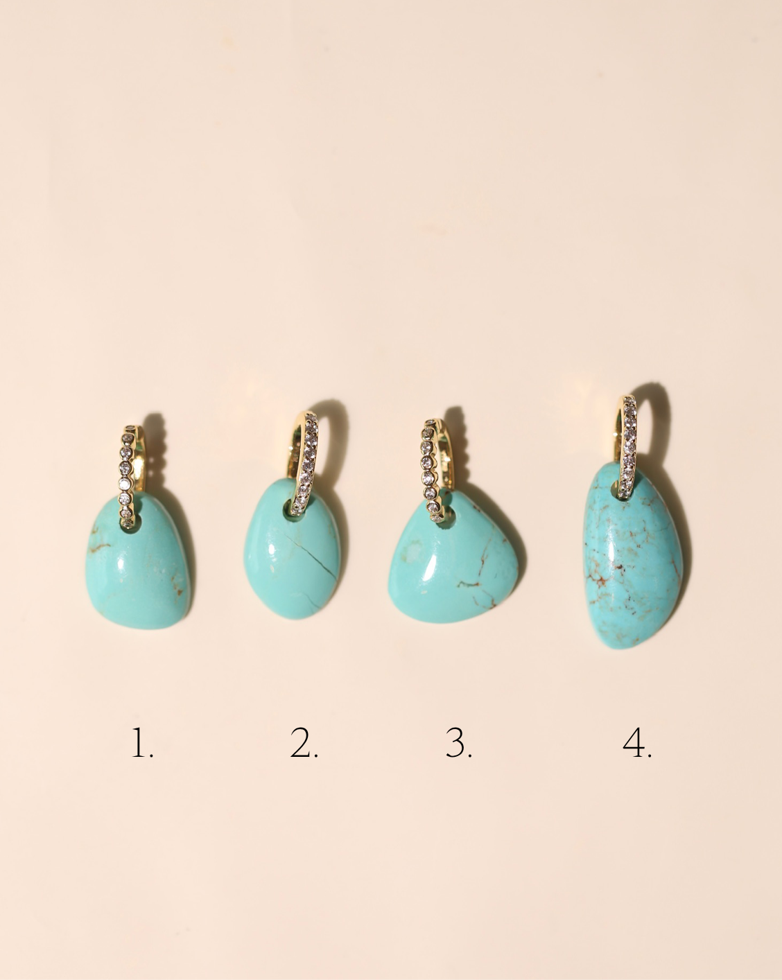 Stone Pendant - Free Form Turquoise/Group 6