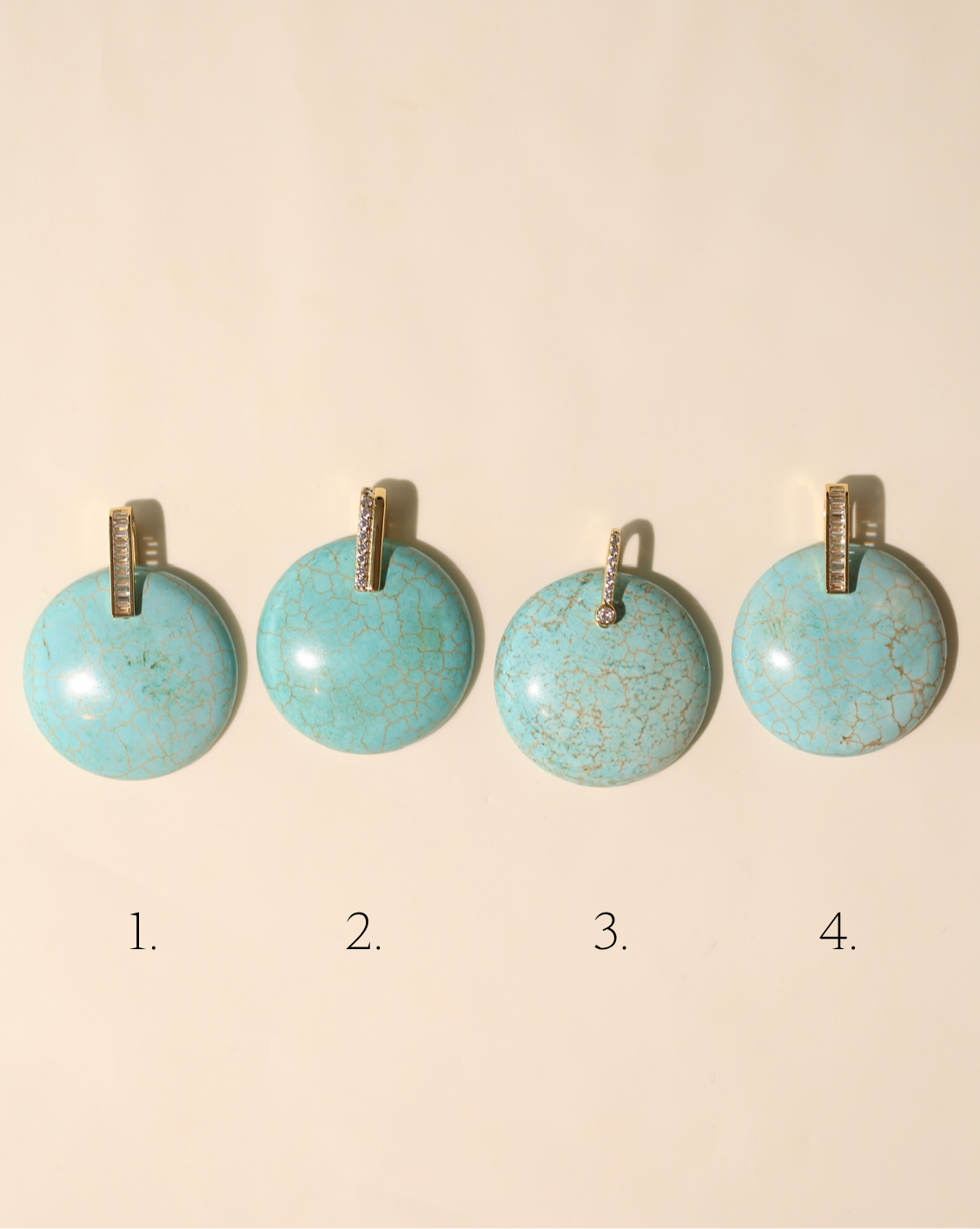 Stone Pendant - Blue Howlite/Group 2