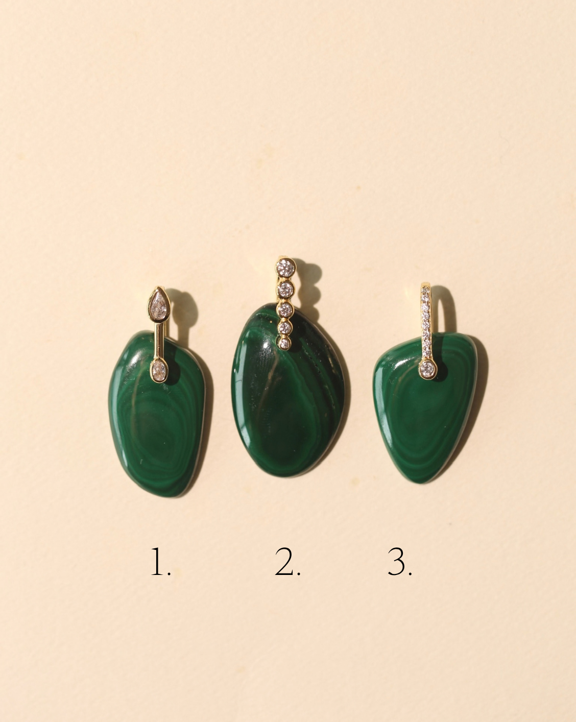Stone Pendant - Malachite/Group 8