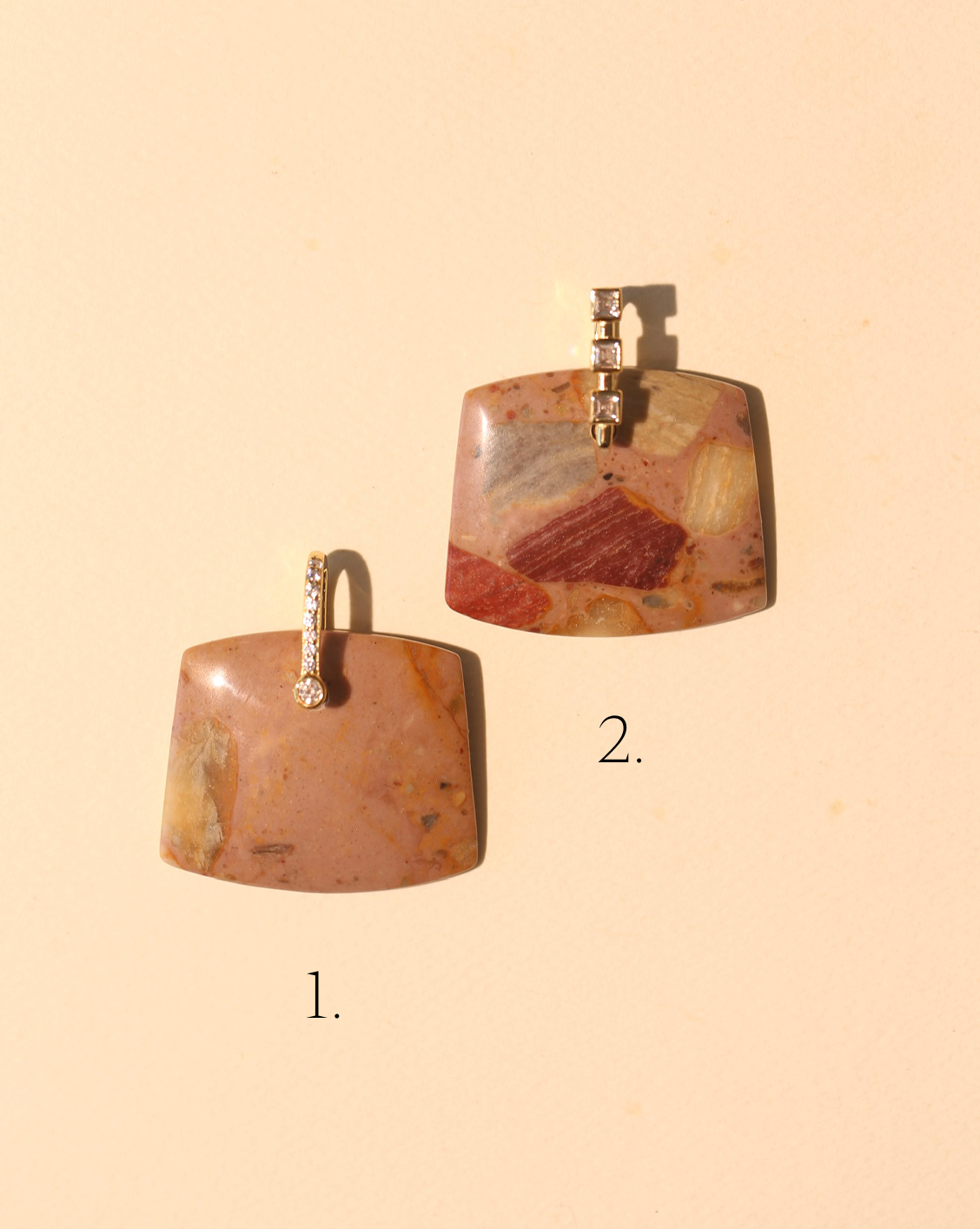 Stone Pendant - Red Creek Jasper/Group 1