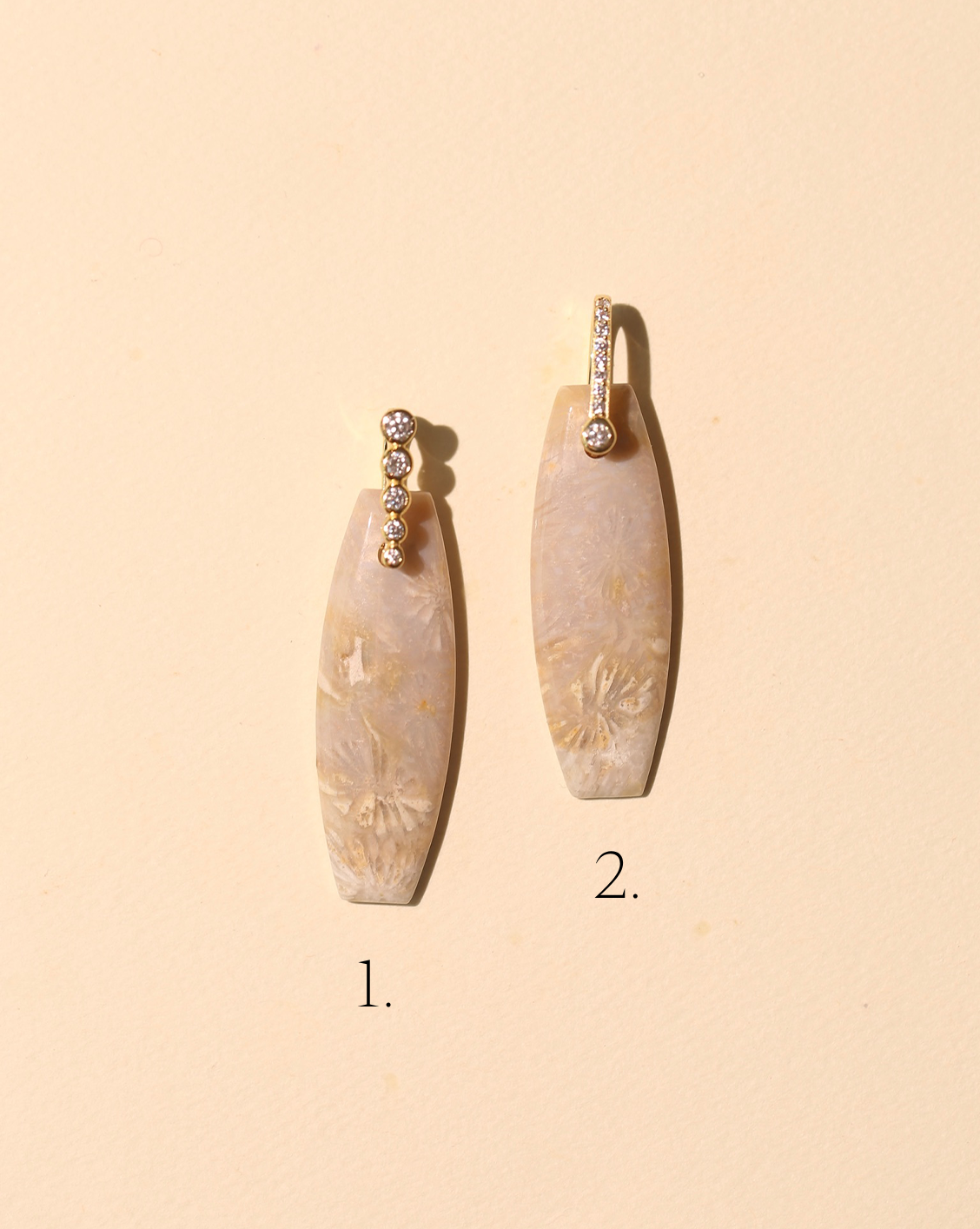 Stone Pendant - Fossil Agate/Group 1