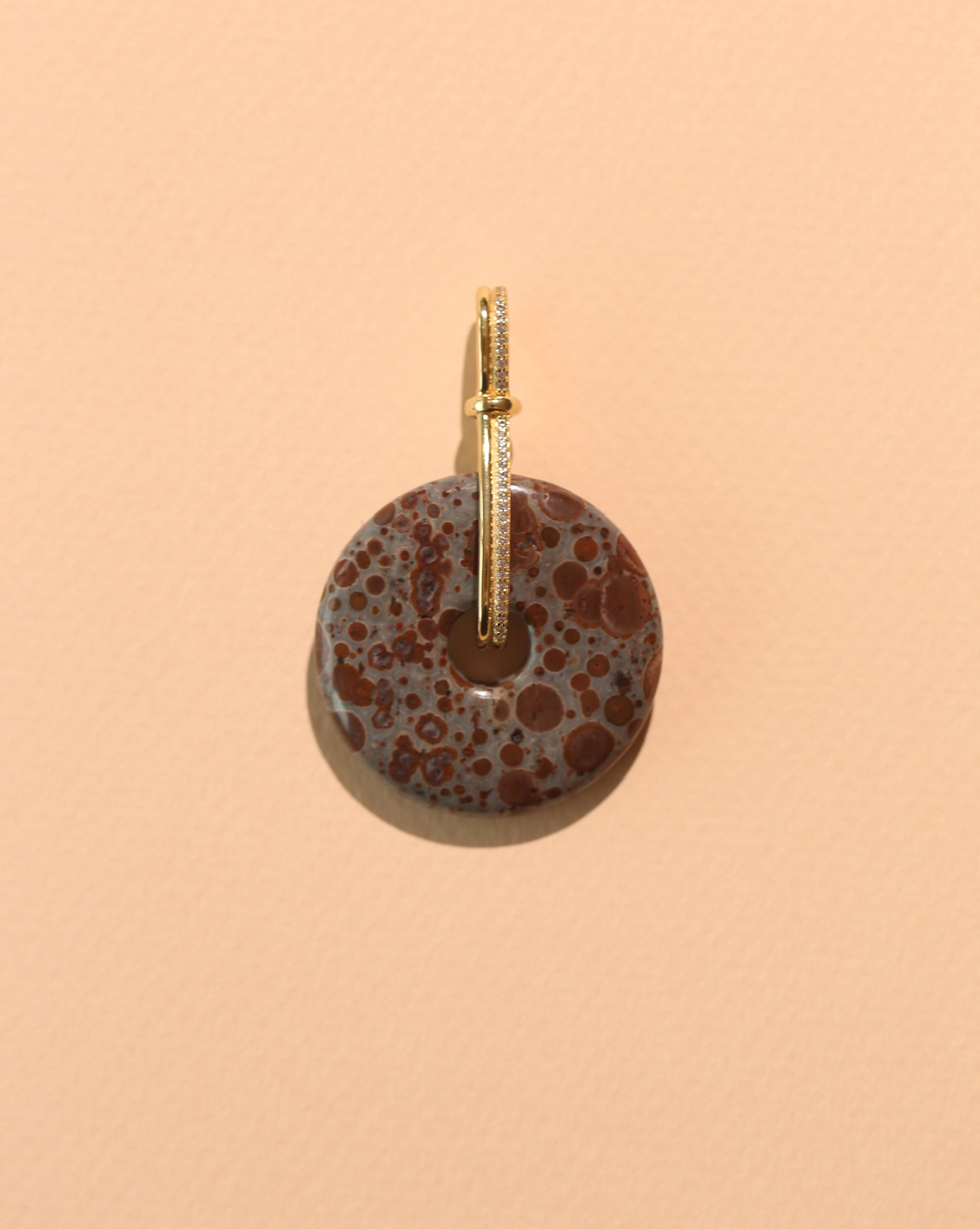 OOAK 35mm XL Donut - Ocean Jasper #17
