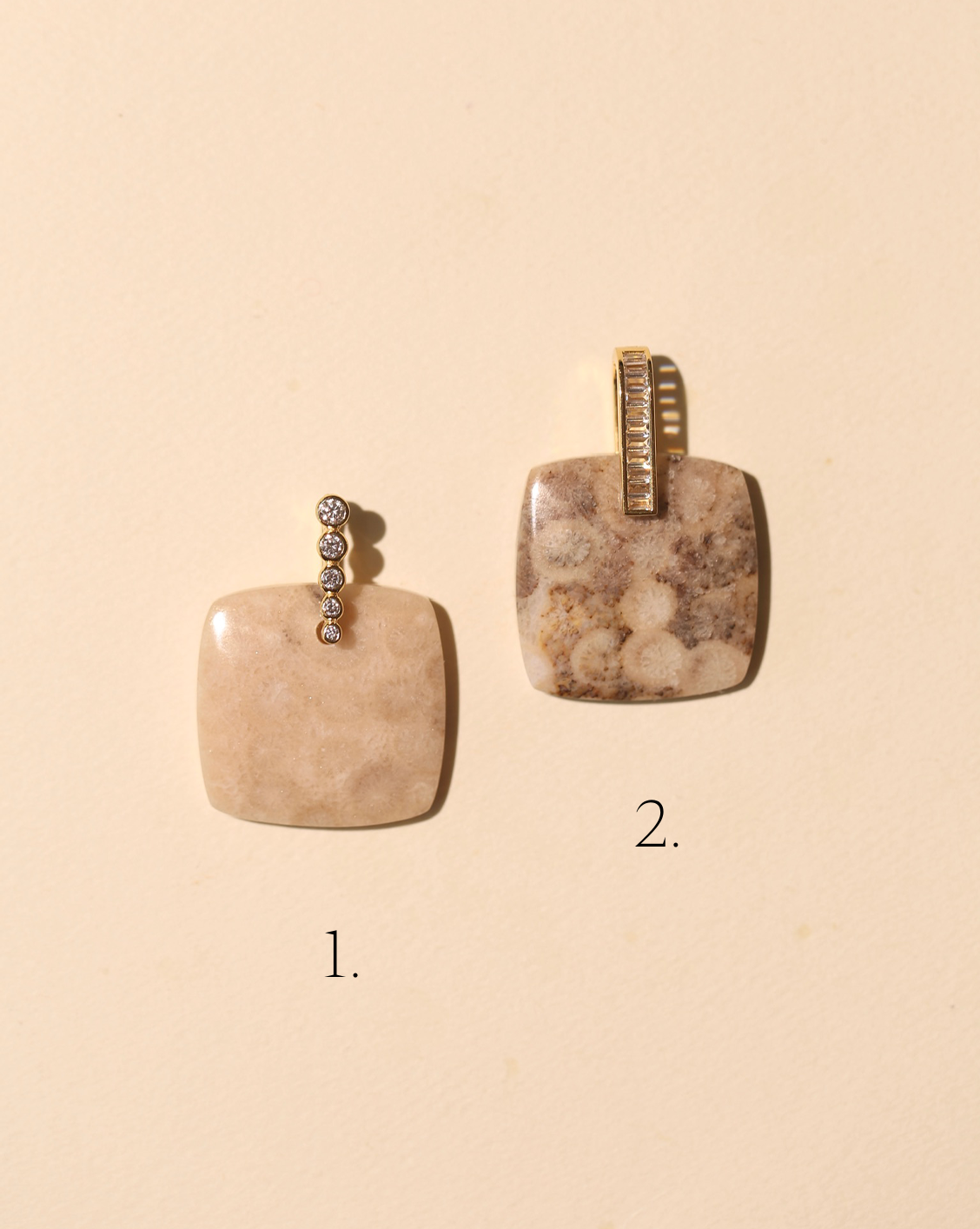 Stone Pendant - Fossil Agate/Group 2