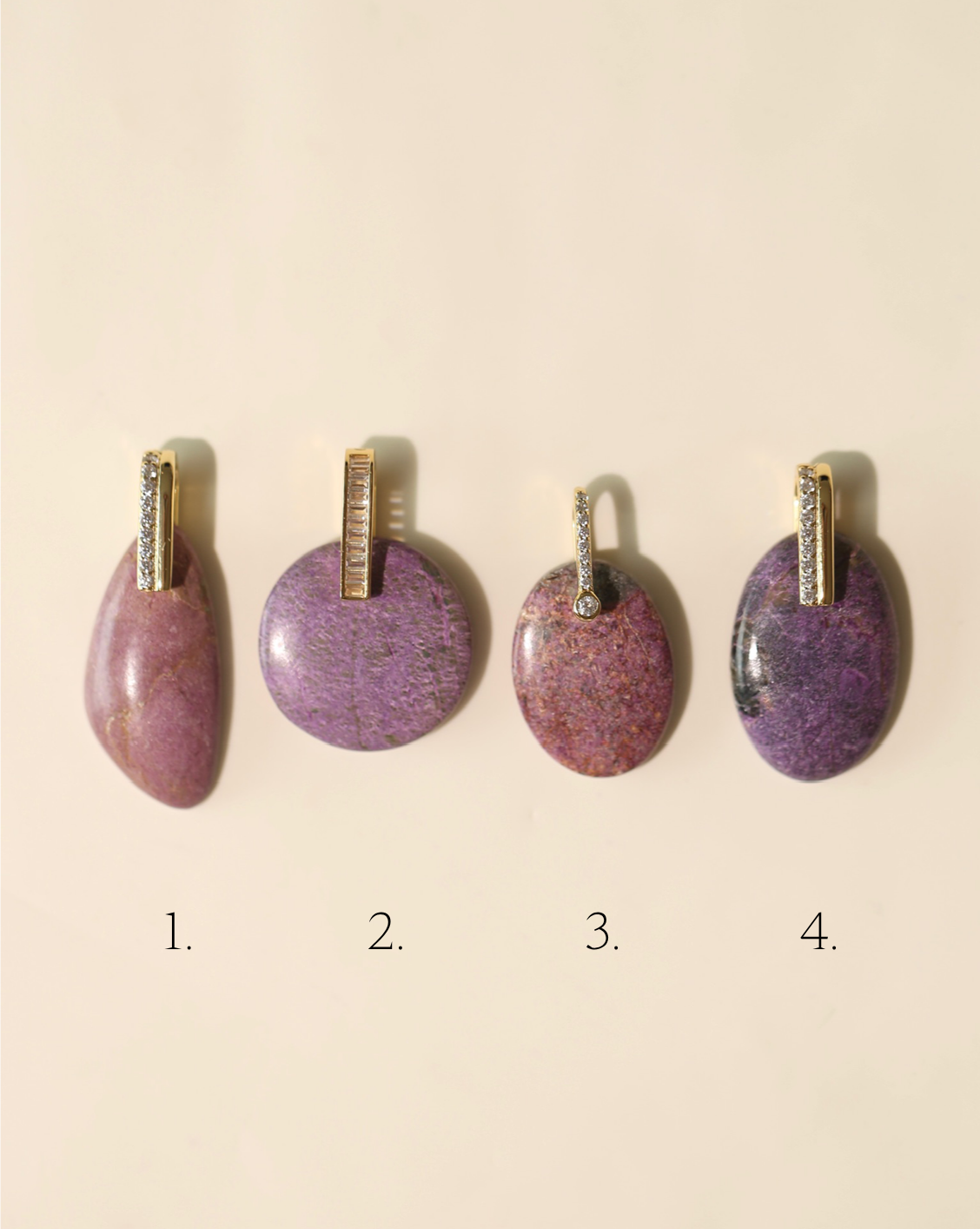 Stone Pendant - Stichtite/Group 1