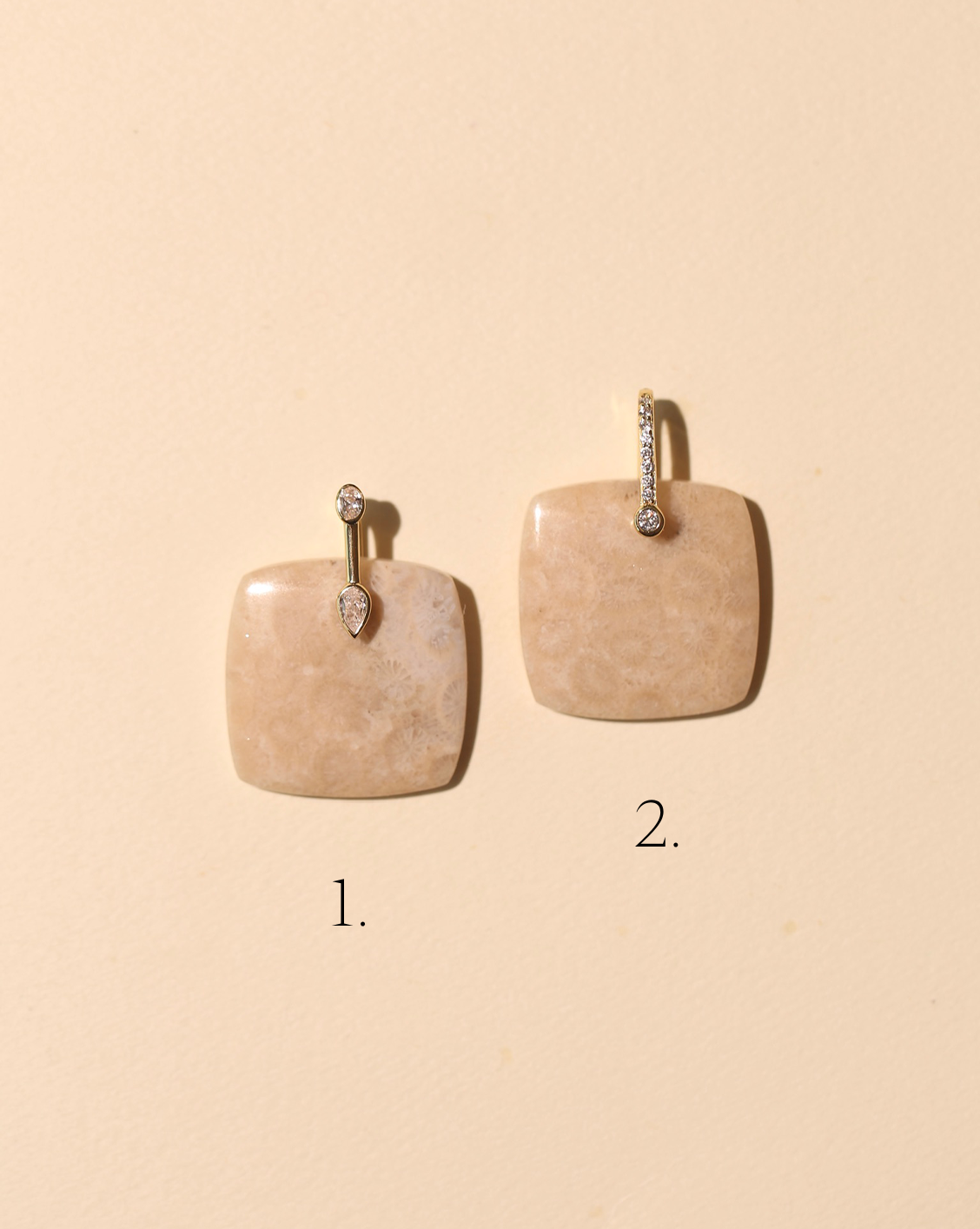 Stone Pendant - Fossil Agate/Group 3