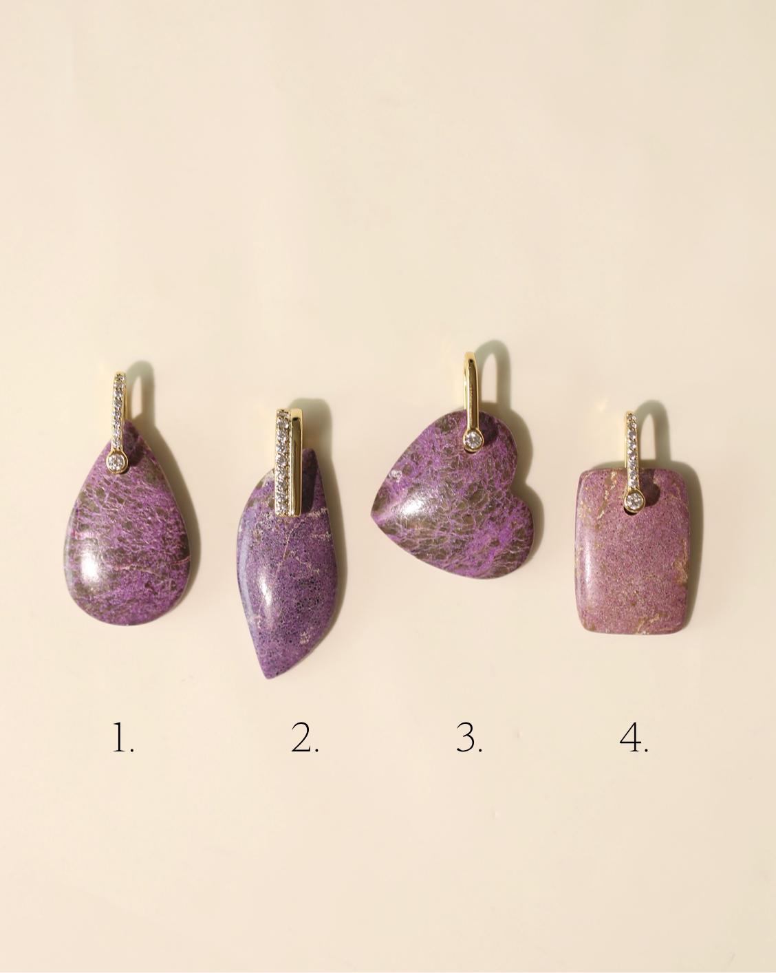 Stone Pendant - Stichtite/Group 2