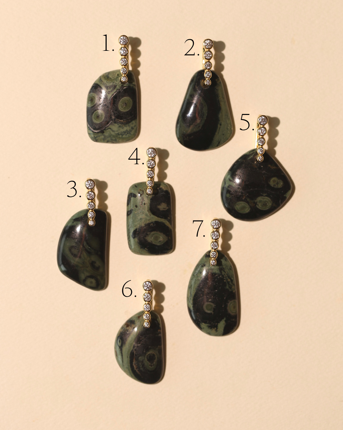 Stone Pendant - Nebula Jasper/Group 2