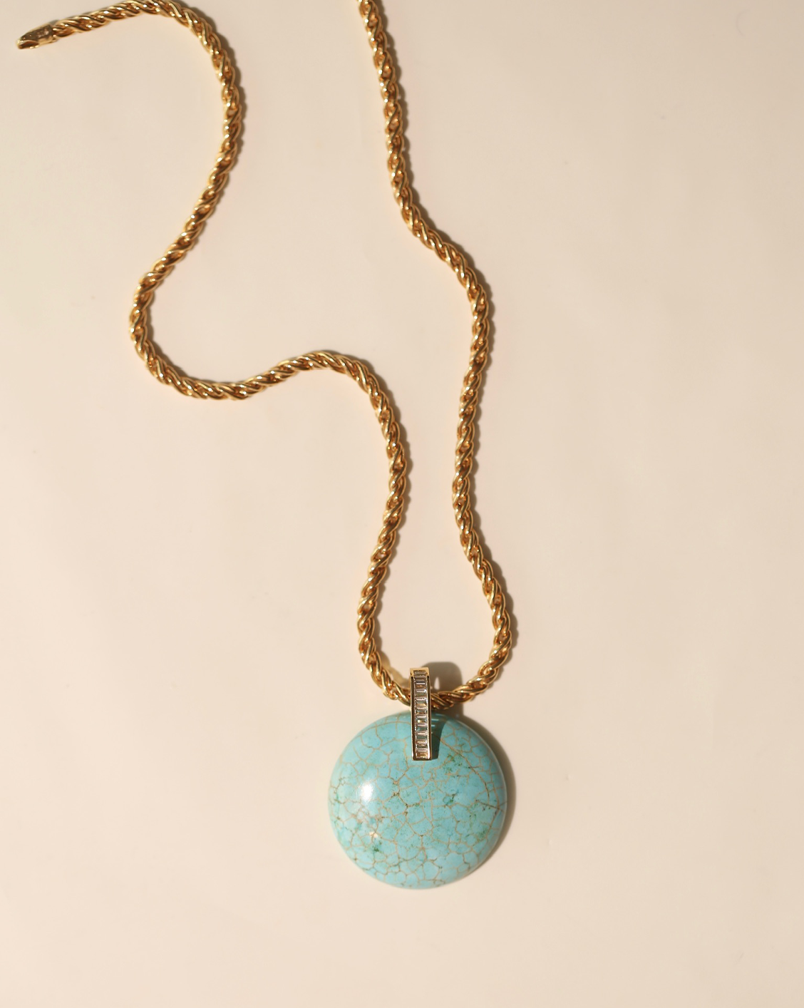 OOAK Necklace - Blue Howlite #2