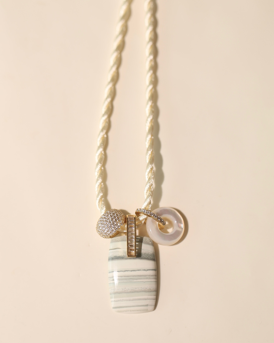 OOAK Necklace - Green Opal #2