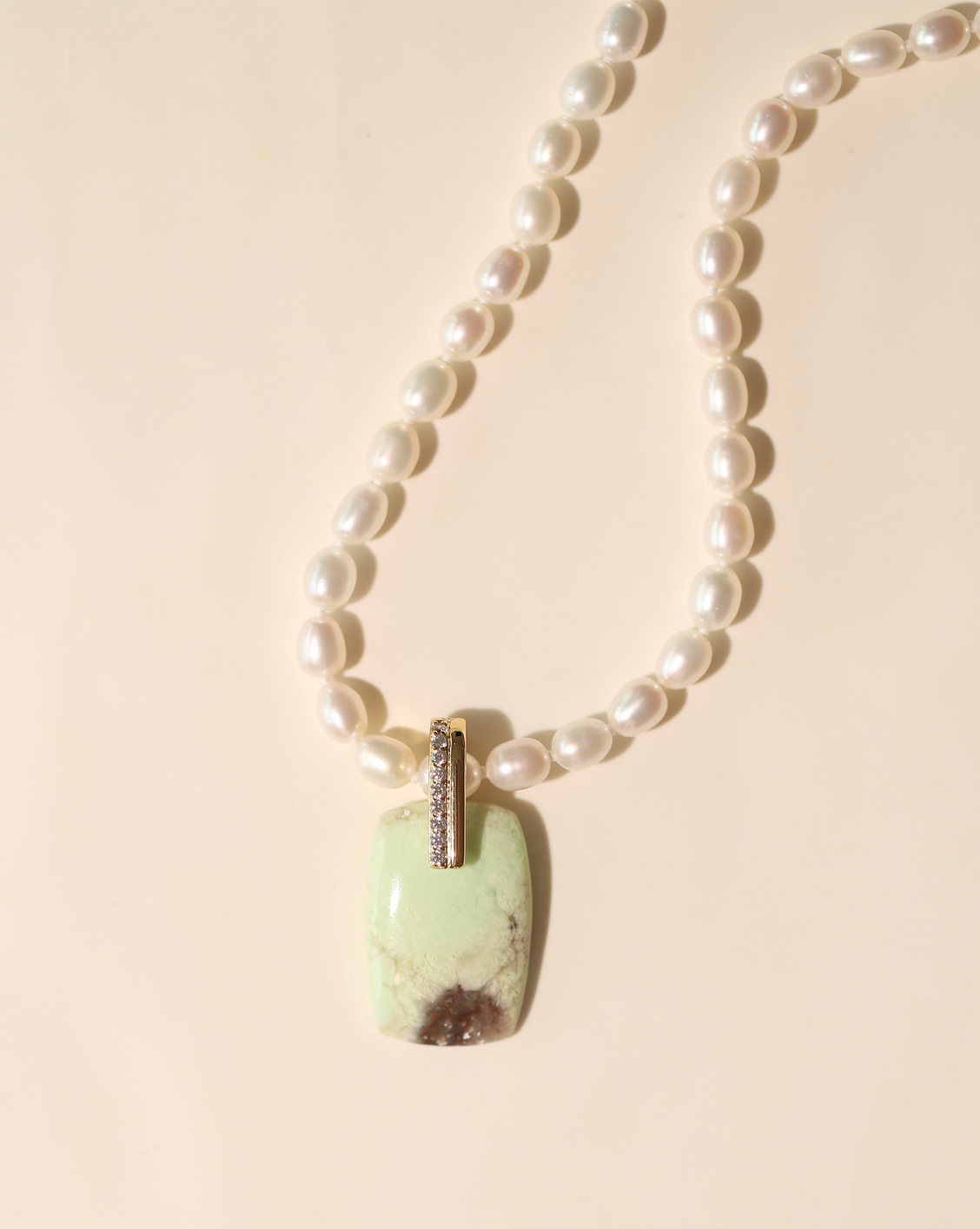 OOAK Necklace - Lemon Chrysoprase #2