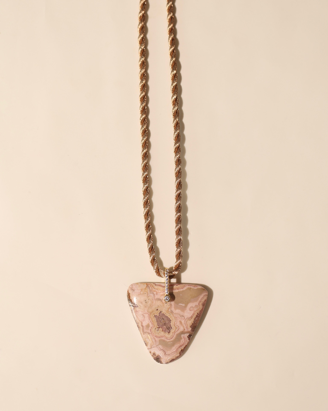 OOAK Necklace - Rhodochrosite #1