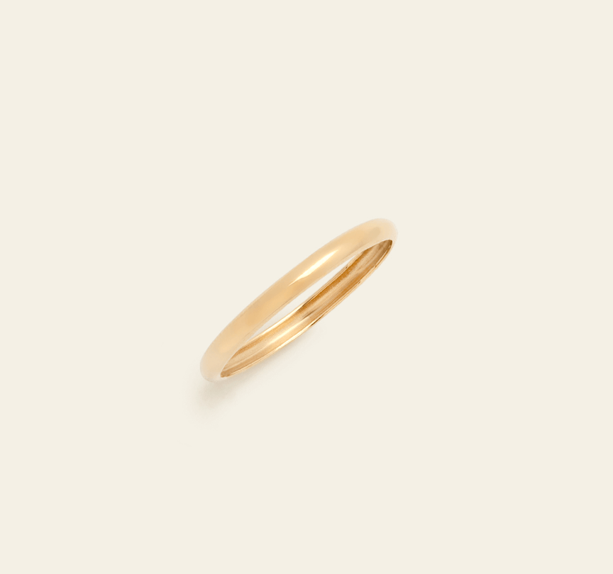 2mm Classic Band - 14k Gold
