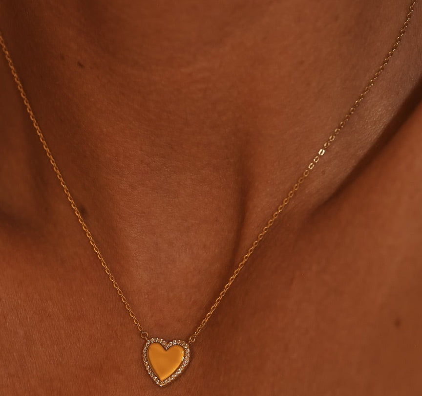 Heirloom Heart Necklace - Gold Vermeil