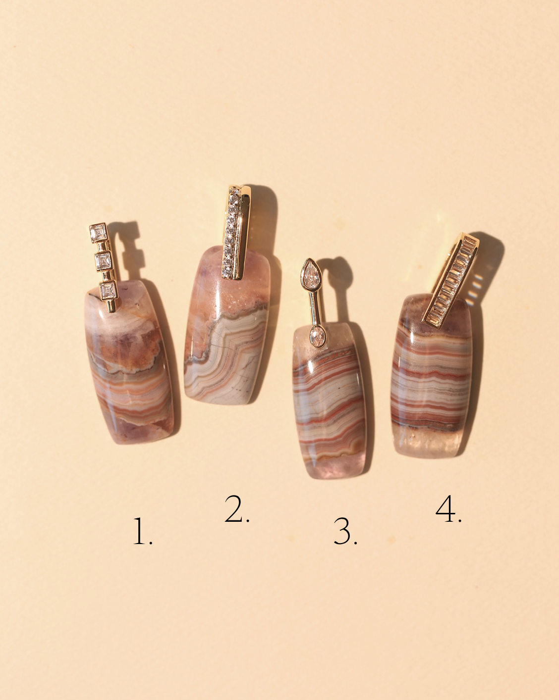Stone Pendant - Amethyst Agate/Group 5