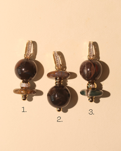 Orbit Pendant - Ocean Jasper Mix/Group 15