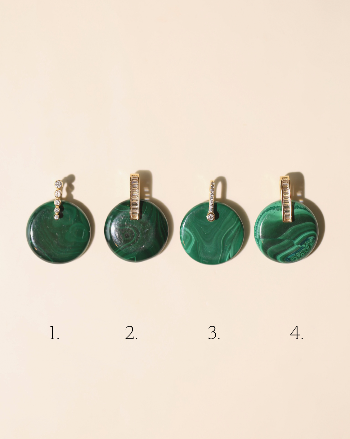 Stone Pendant - Malachite/Group 2