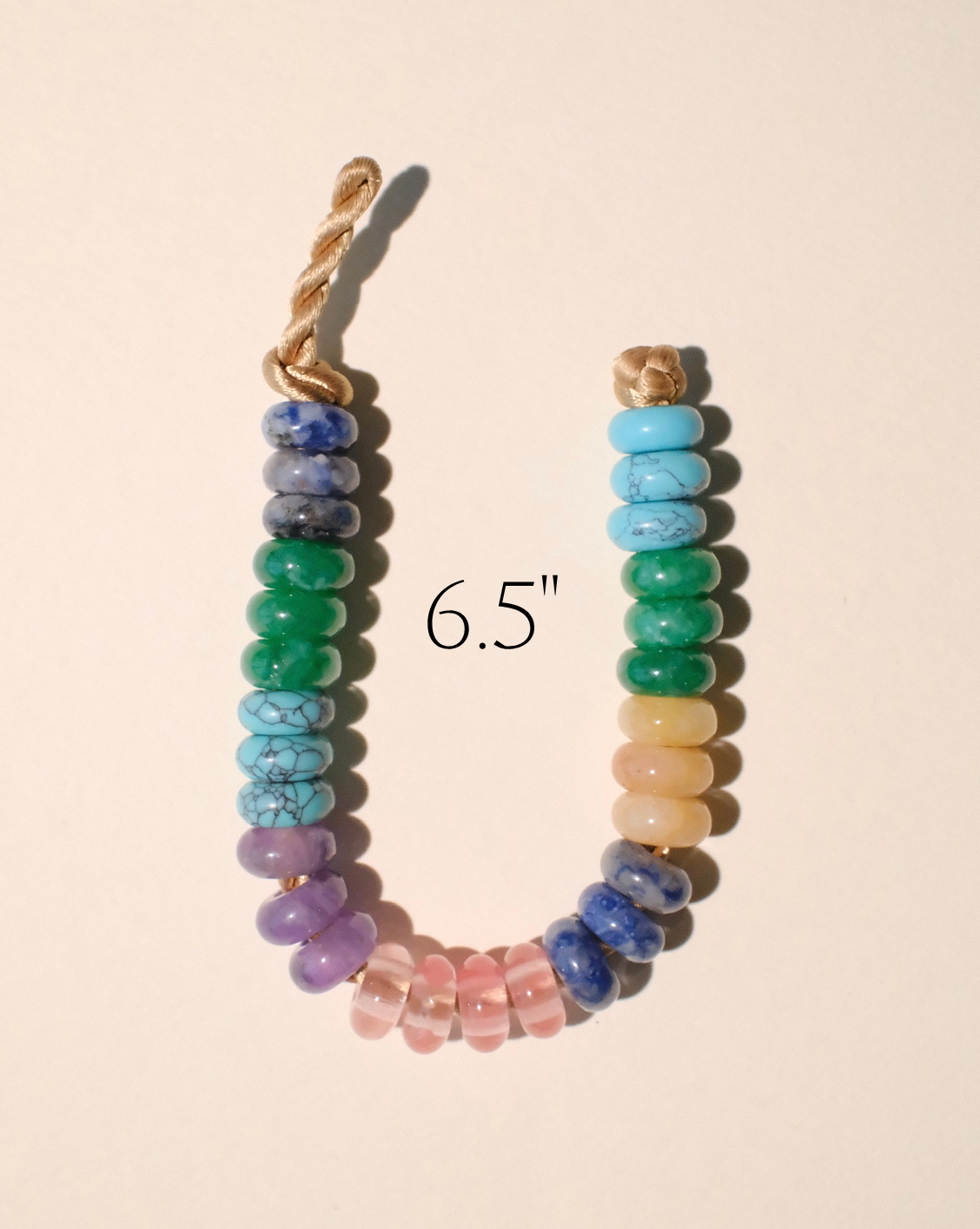 Pietra Stone Bracelet - Rainbow
