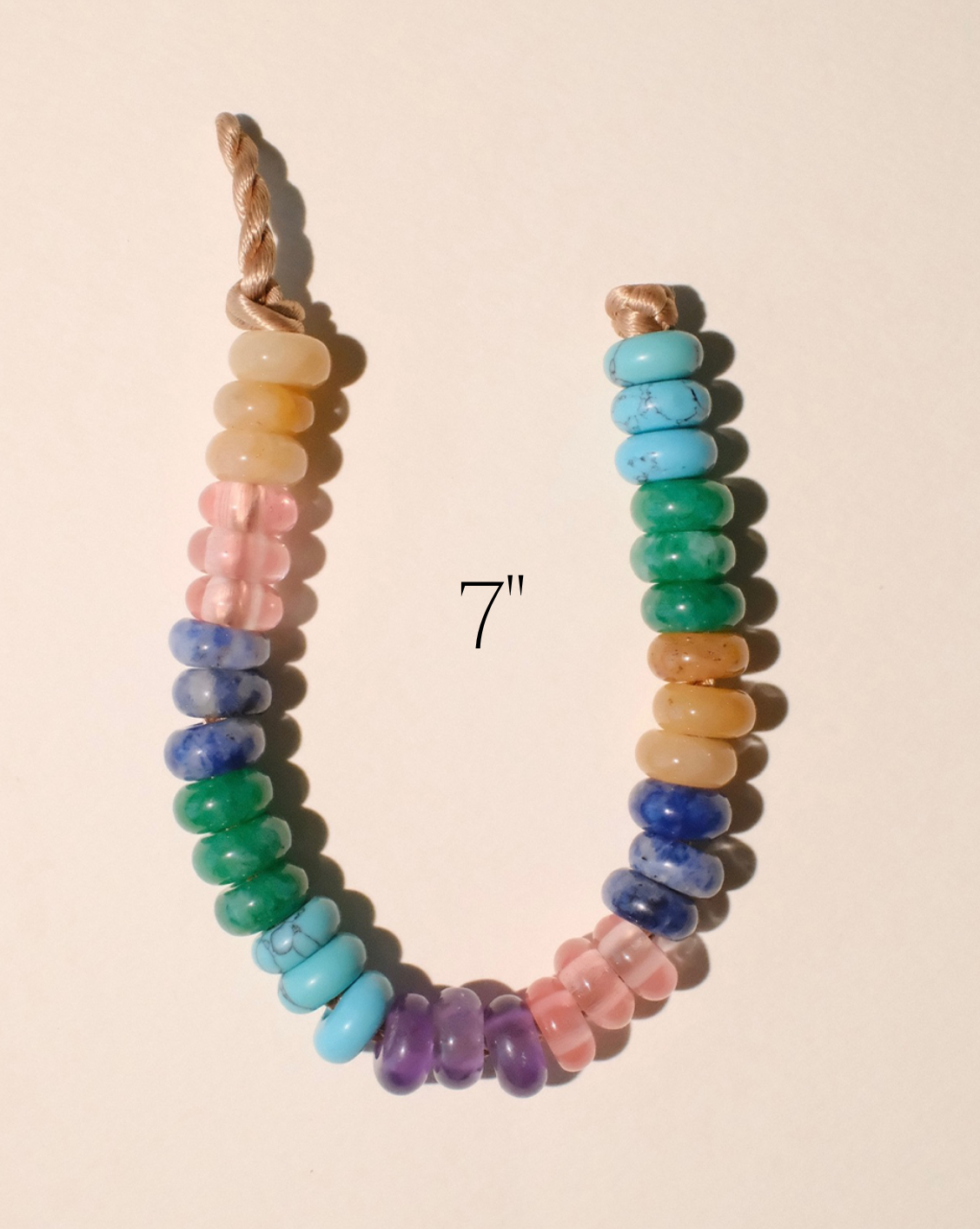 Pietra Stone Bracelet - Rainbow