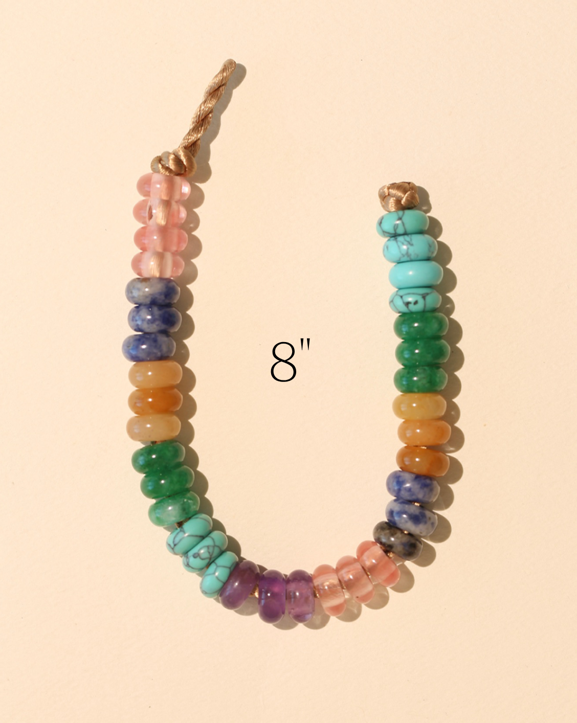 Pietra Stone Bracelet - Rainbow