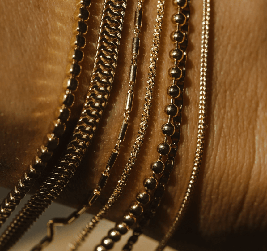 Woven Bracelet - Gold Vermeil
