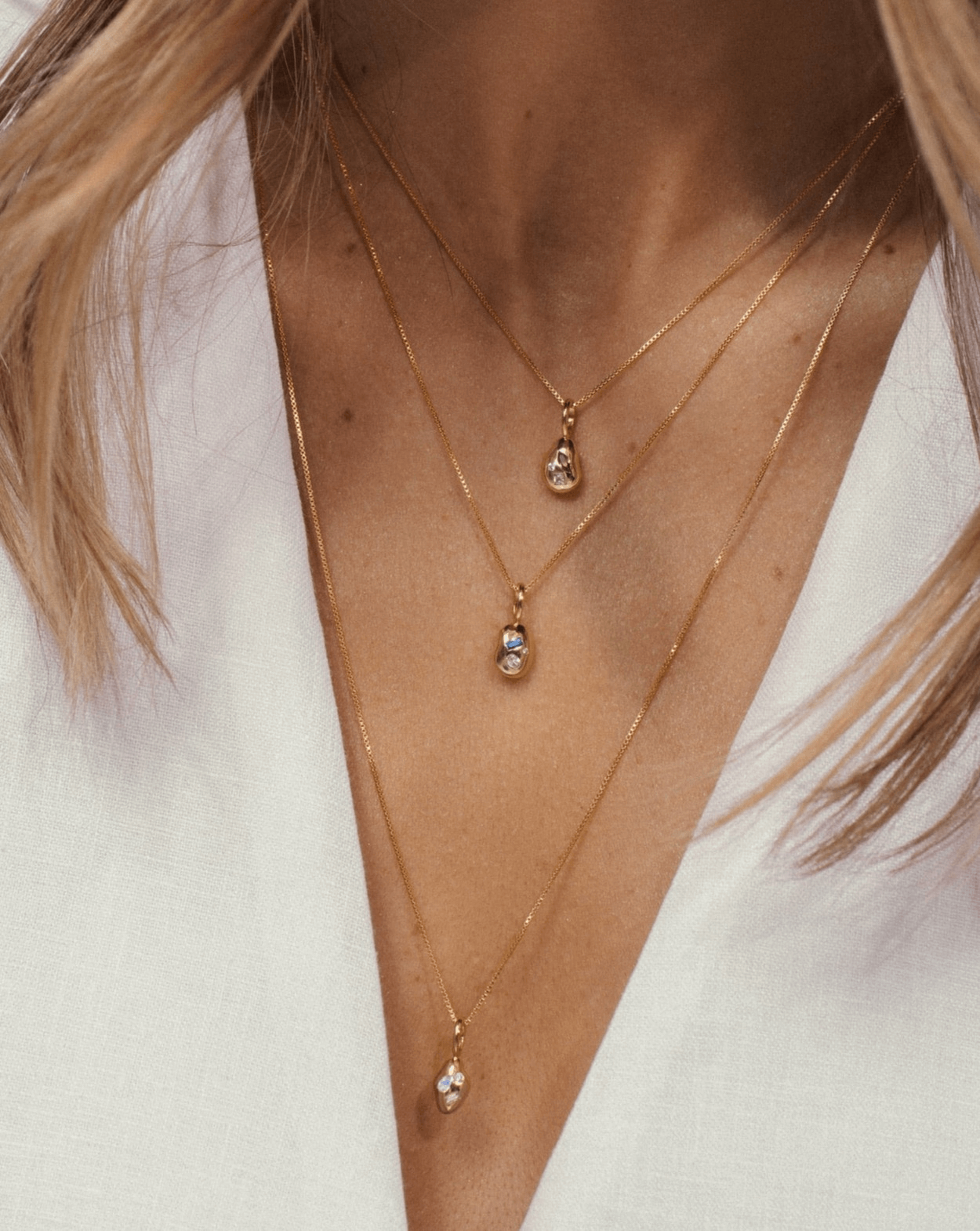 Box Chain Gold Vermeil Products Melanie Auld Jewelry