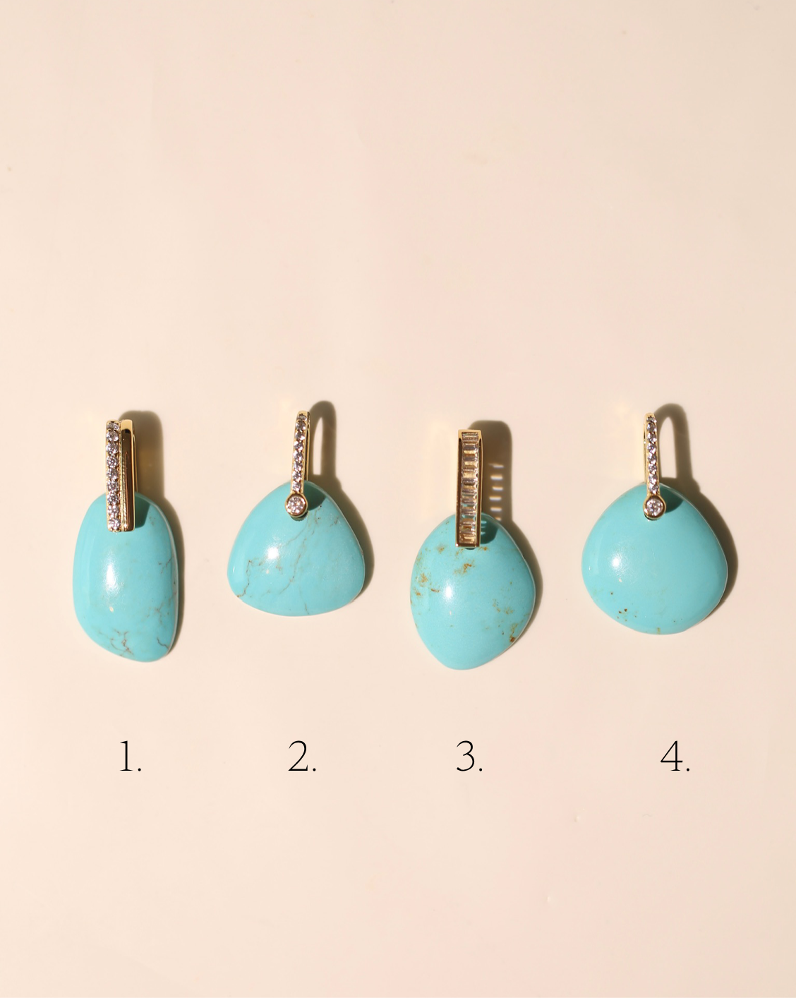 Stone Pendant - Free Form Turquoise/Group 2