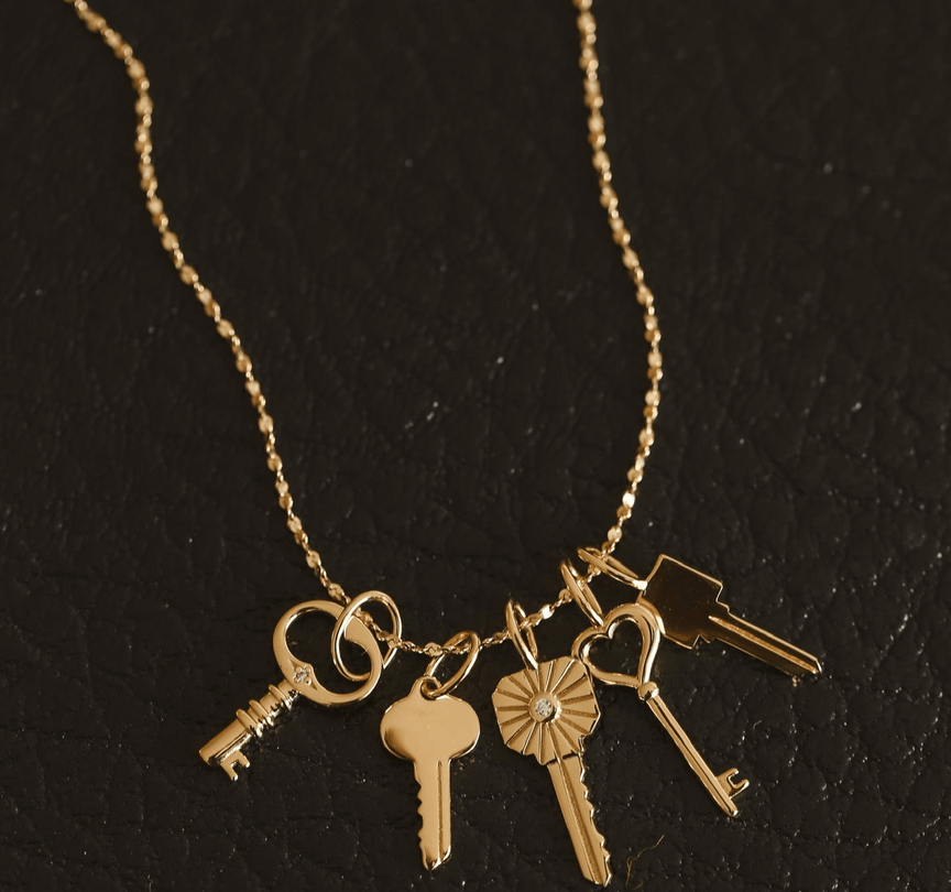 Key to My Heart Pendant - Sterling Silver