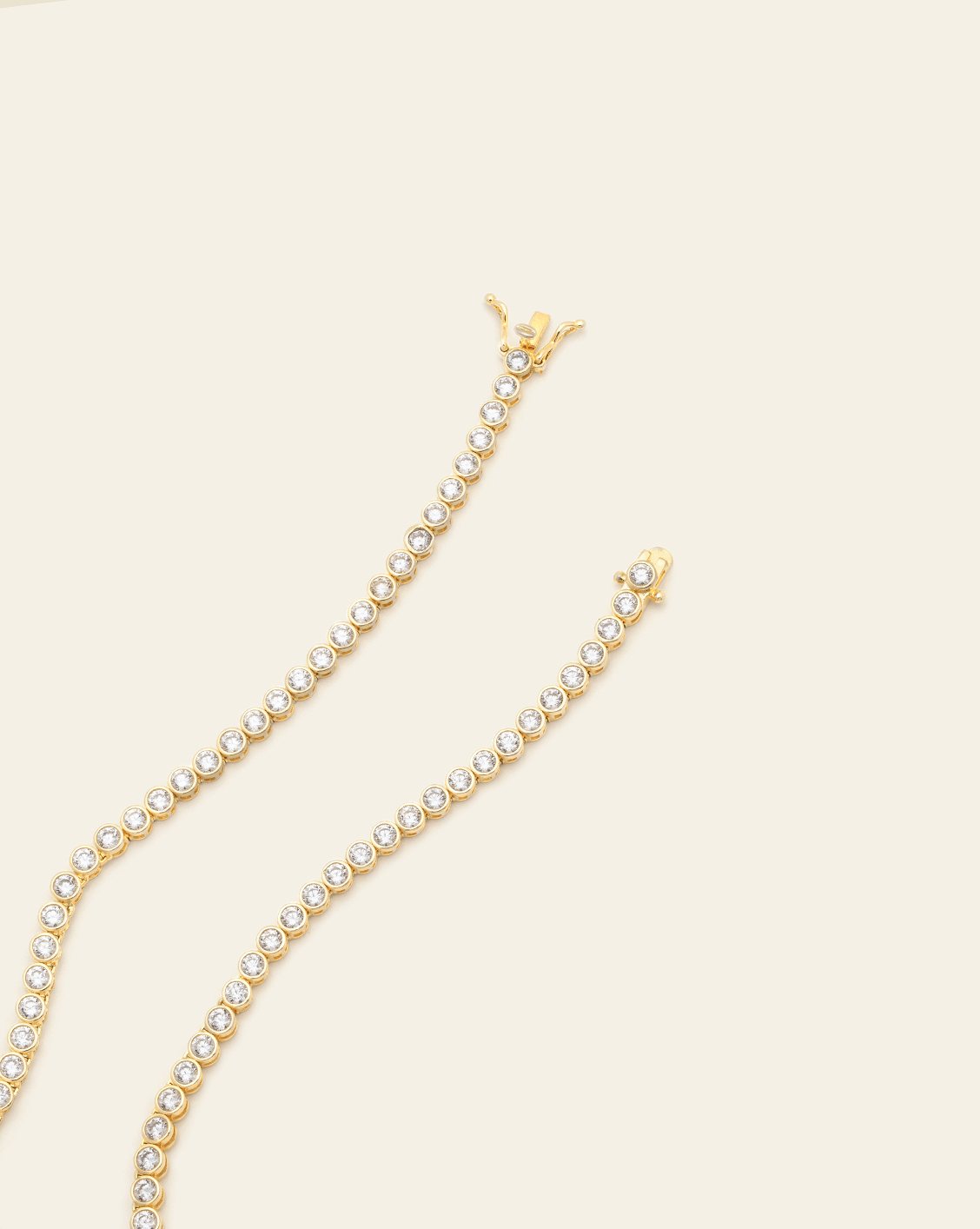 Bezel Set Tennis Necklace | Products | Melanie Auld Jewelry