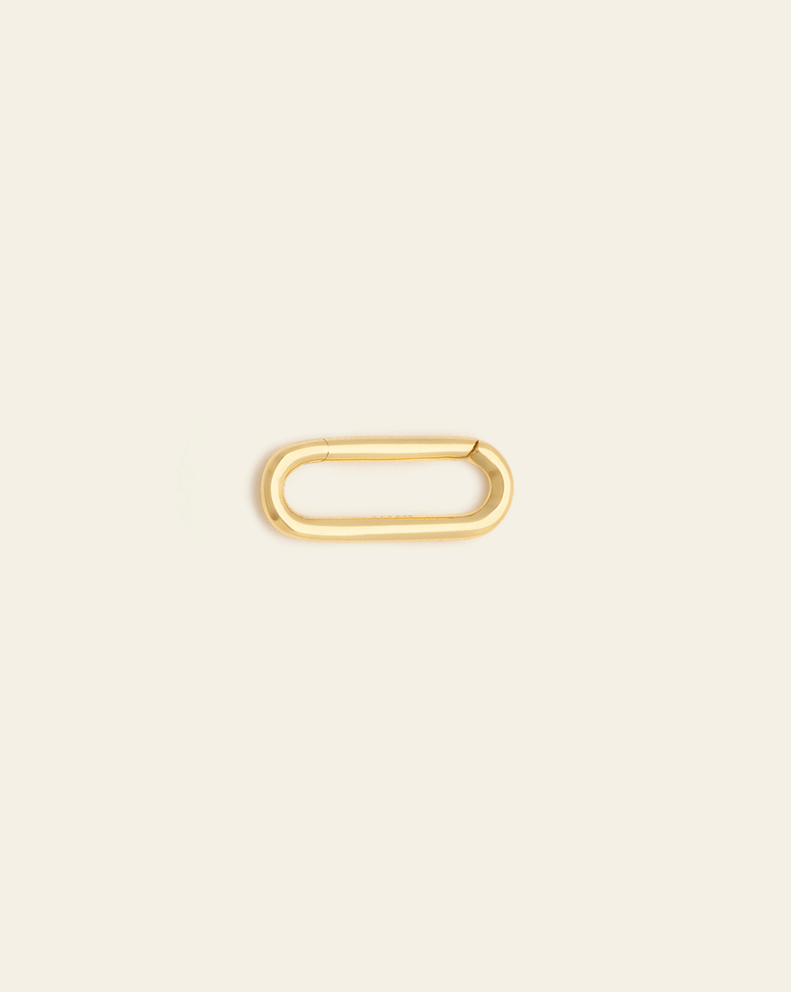 Carabiner Charm Clasp Gold Vermeil | Products | Melanie Auld