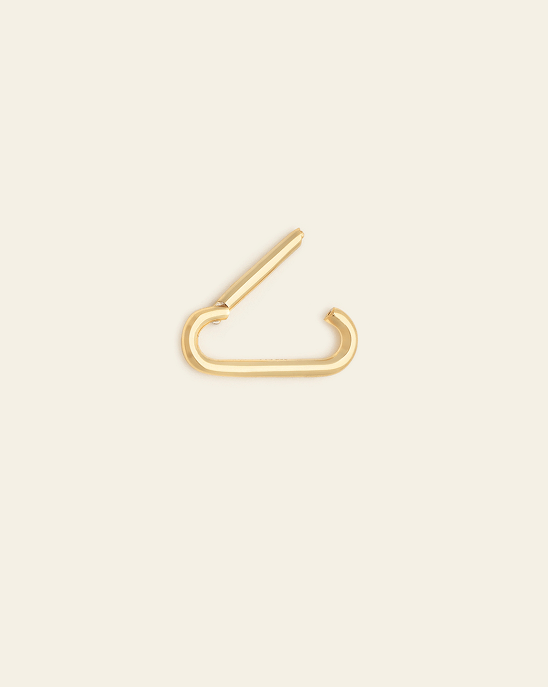 Carabiner Charm Clasp Gold Vermeil | Products | Melanie Auld