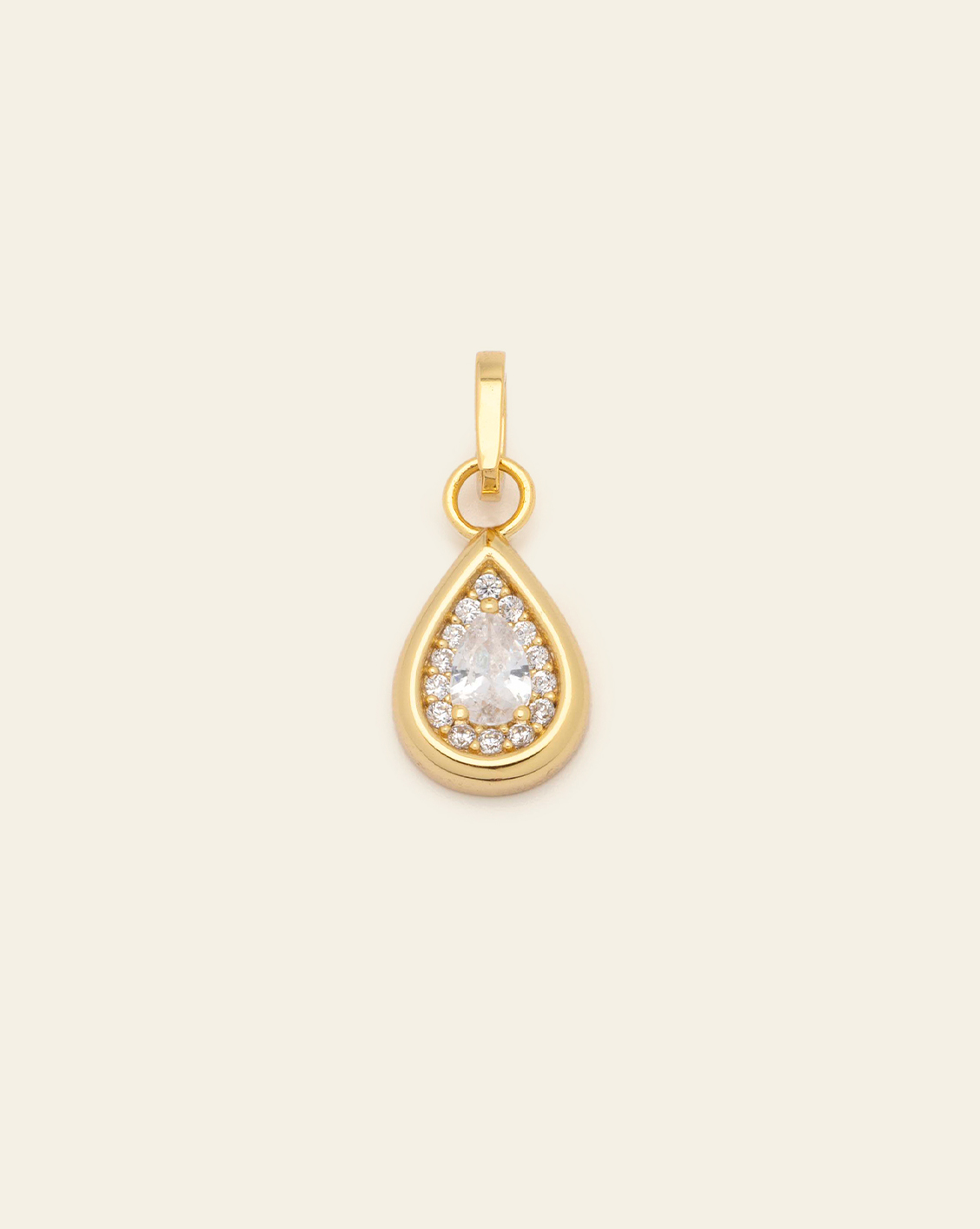 Droplet Charm - Gold