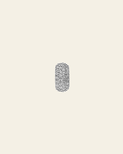 Chubby Pave Spacer - Sterling Silver