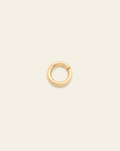 Circle Charm Clasp - Gold Vermeil