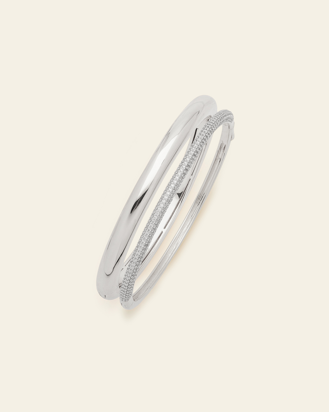 Classic Bangle Set Silver | Products | Melanie Auld Jewelry