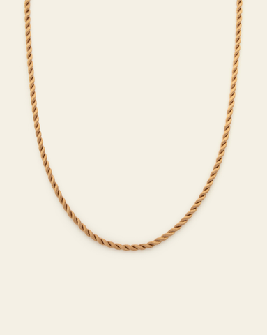 Cord Necklace - Tan
