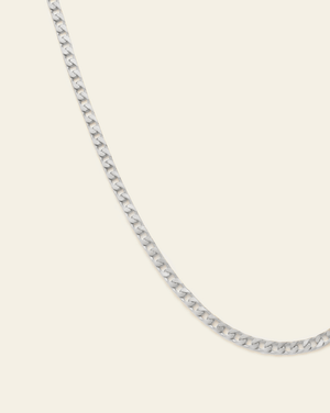 Curb Chain - Sterling Silver