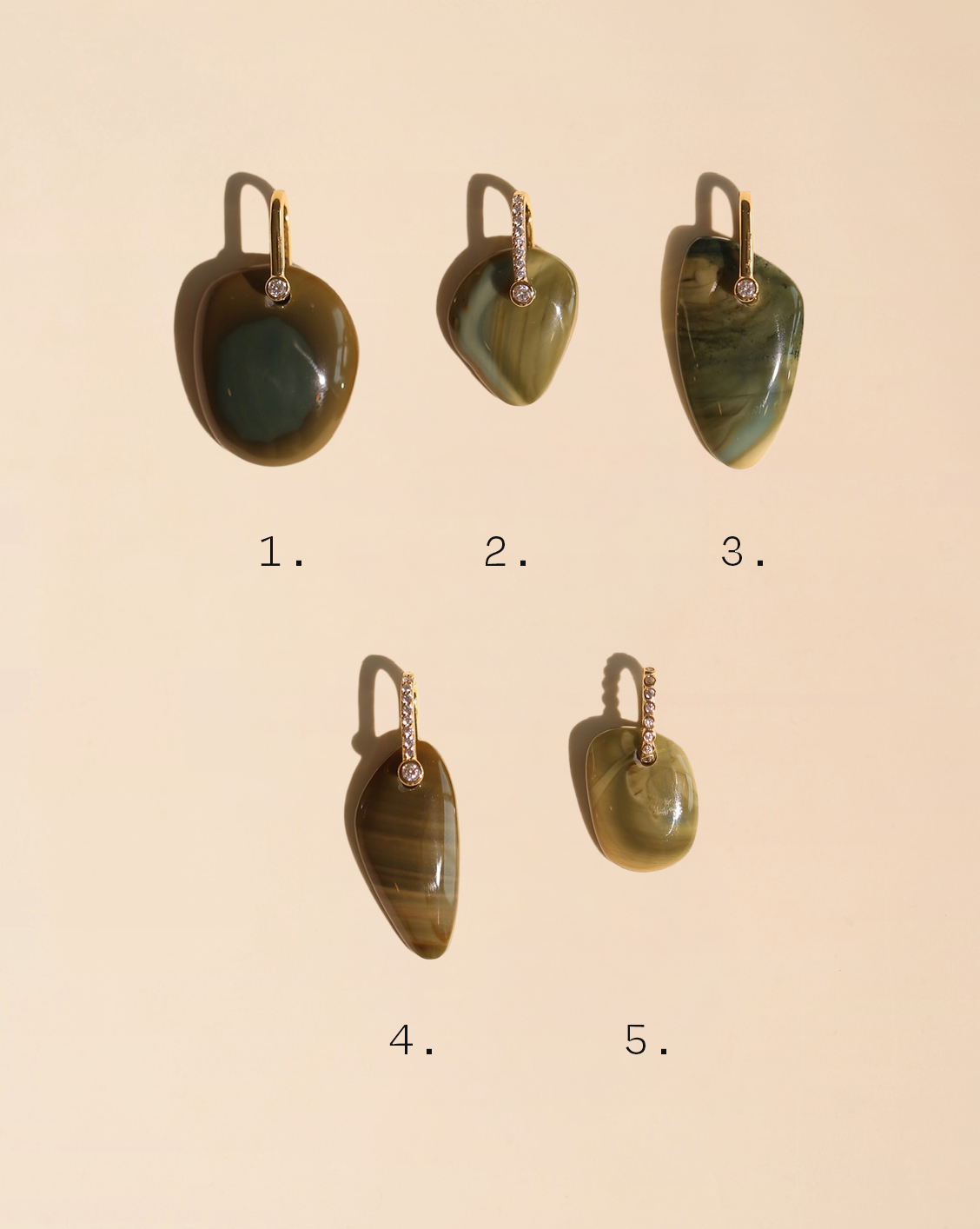 Essential Stone Pendant - Imperial Jasper/Group 5