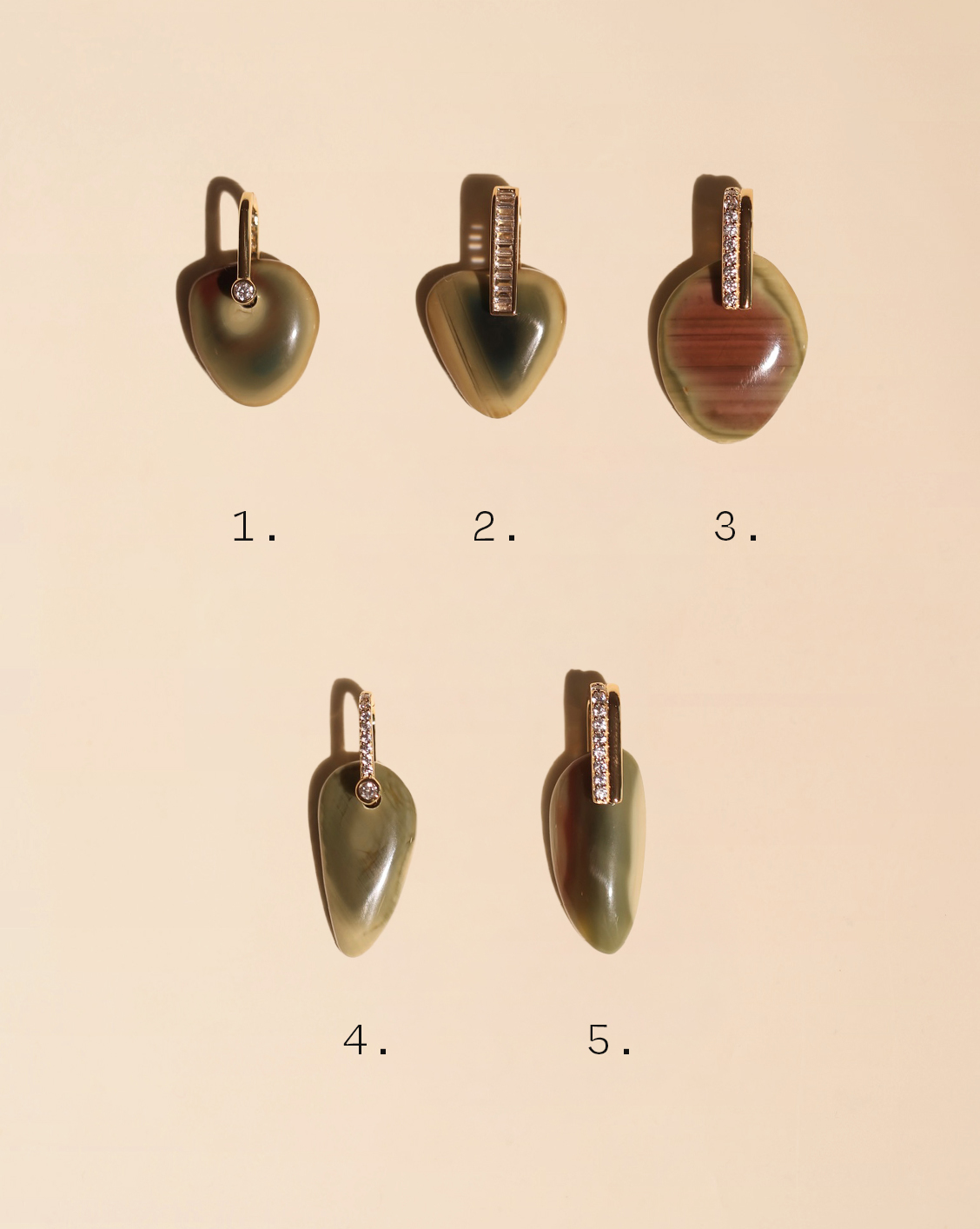 Essential Stone Pendant - Imperial Jasper/Group 8