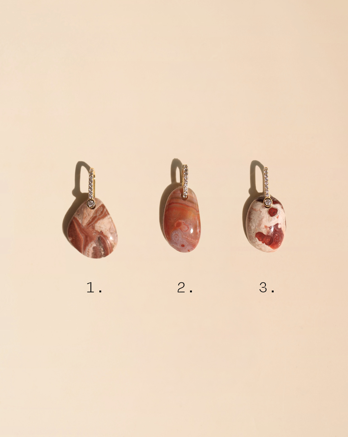 Essential Stone Pendant - Lace Agate/Group 3
