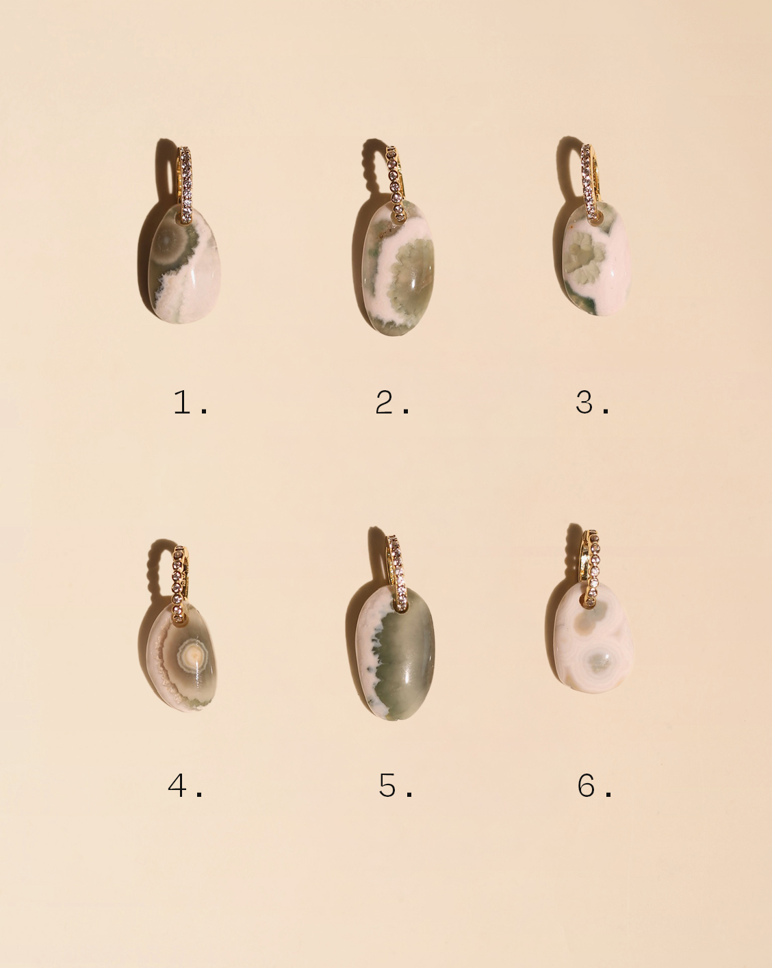 Essential Stone Pendant - Ocean Jasper/Group 11