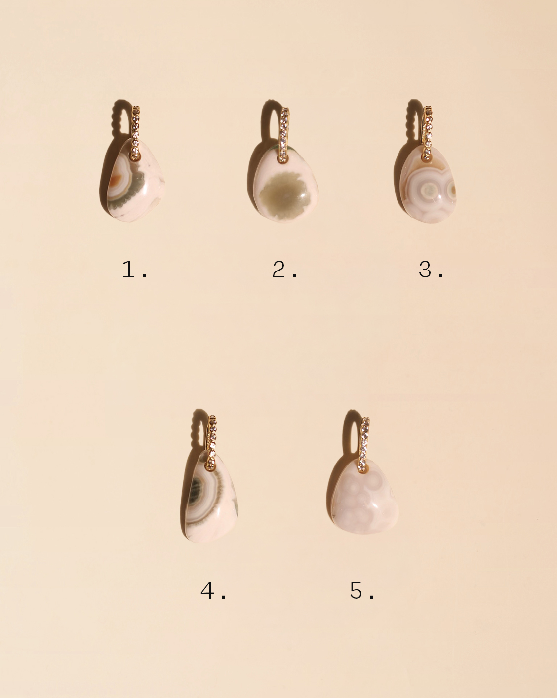 Essential Stone Pendant - Ocean Jasper/Group 12