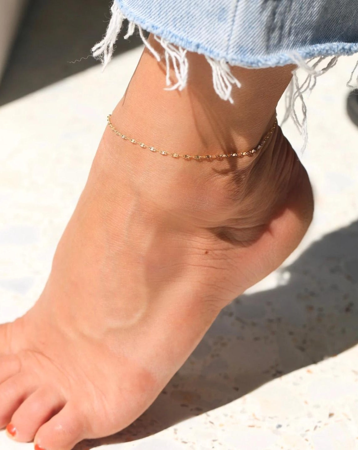 Anklet Gold Chain By The Foot Save Big On Bulk Gold Chain Ankle