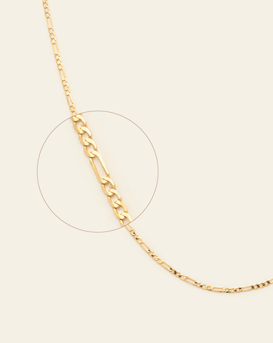 Figaro Chain - 10k Solid Gold