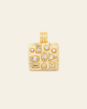 Florentine Pendant - Gold Vermeil/Crystal