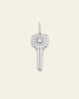 Glow Key Pendant - Sterling Silver