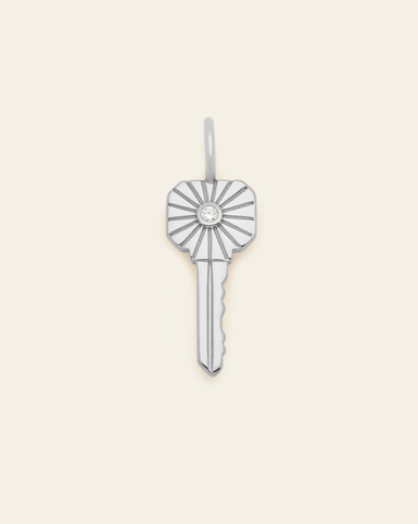 Glow Key Pendant - Sterling Silver