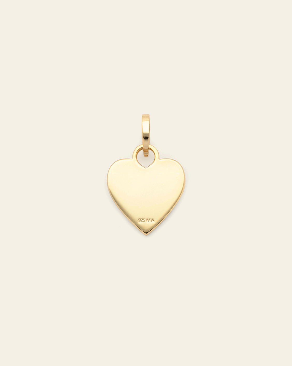 Heart Charm - Gold Vermeil