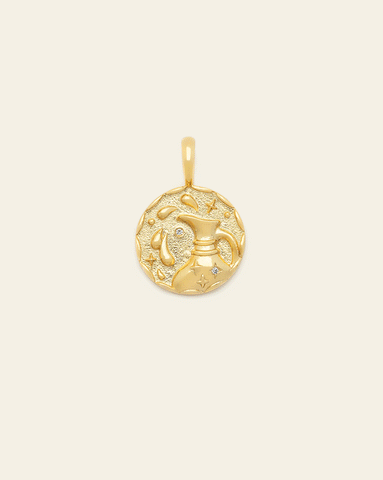 Horoscope Medallion - Gold Vermeil