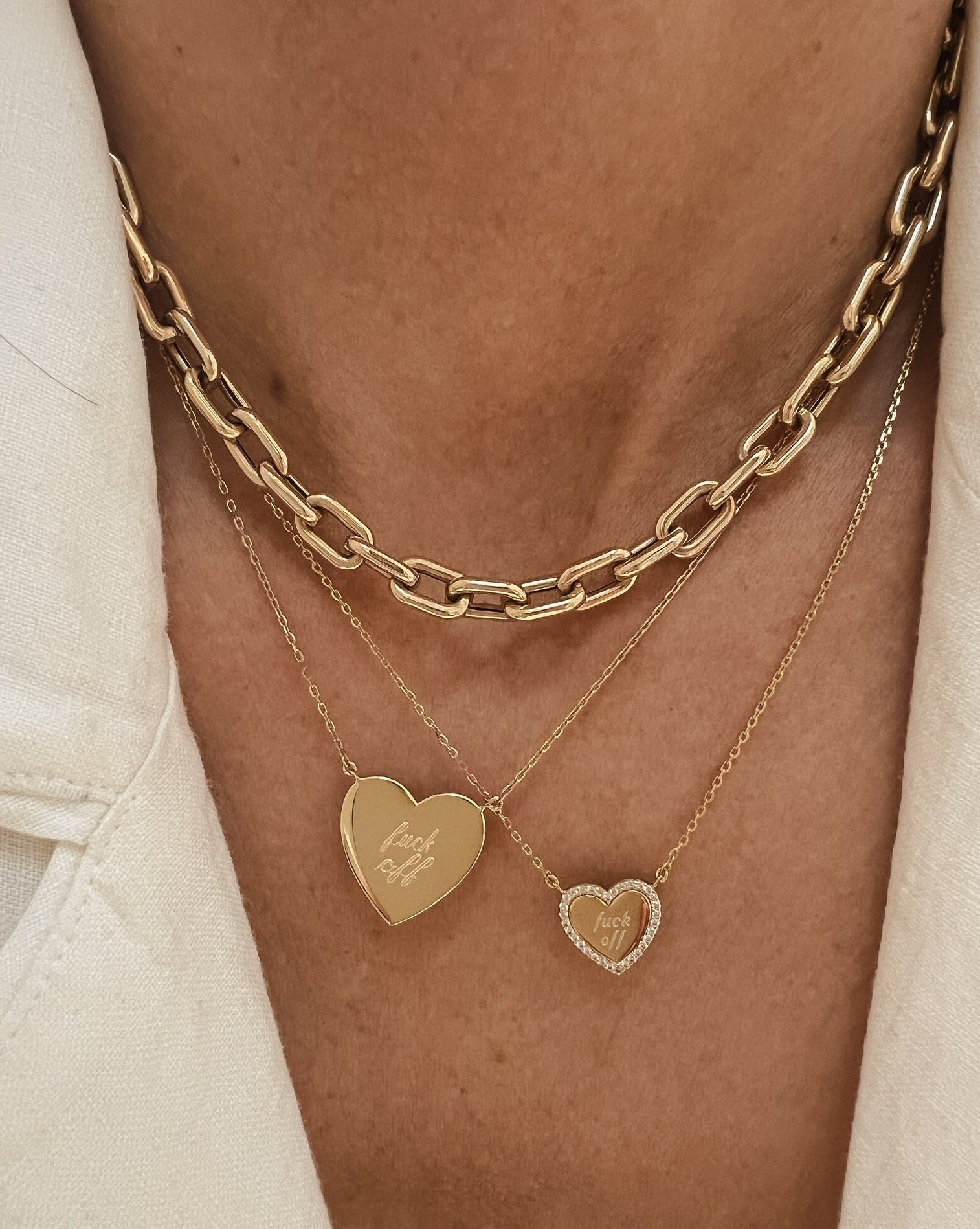 52こにー✨FFA✨ネックレス★ヴィンテージ★ゴールド★Made in U DIAMOND LINKS 2WAY NECKLACE(1ZN1205)K18/Pt950 ネックレス｜スター