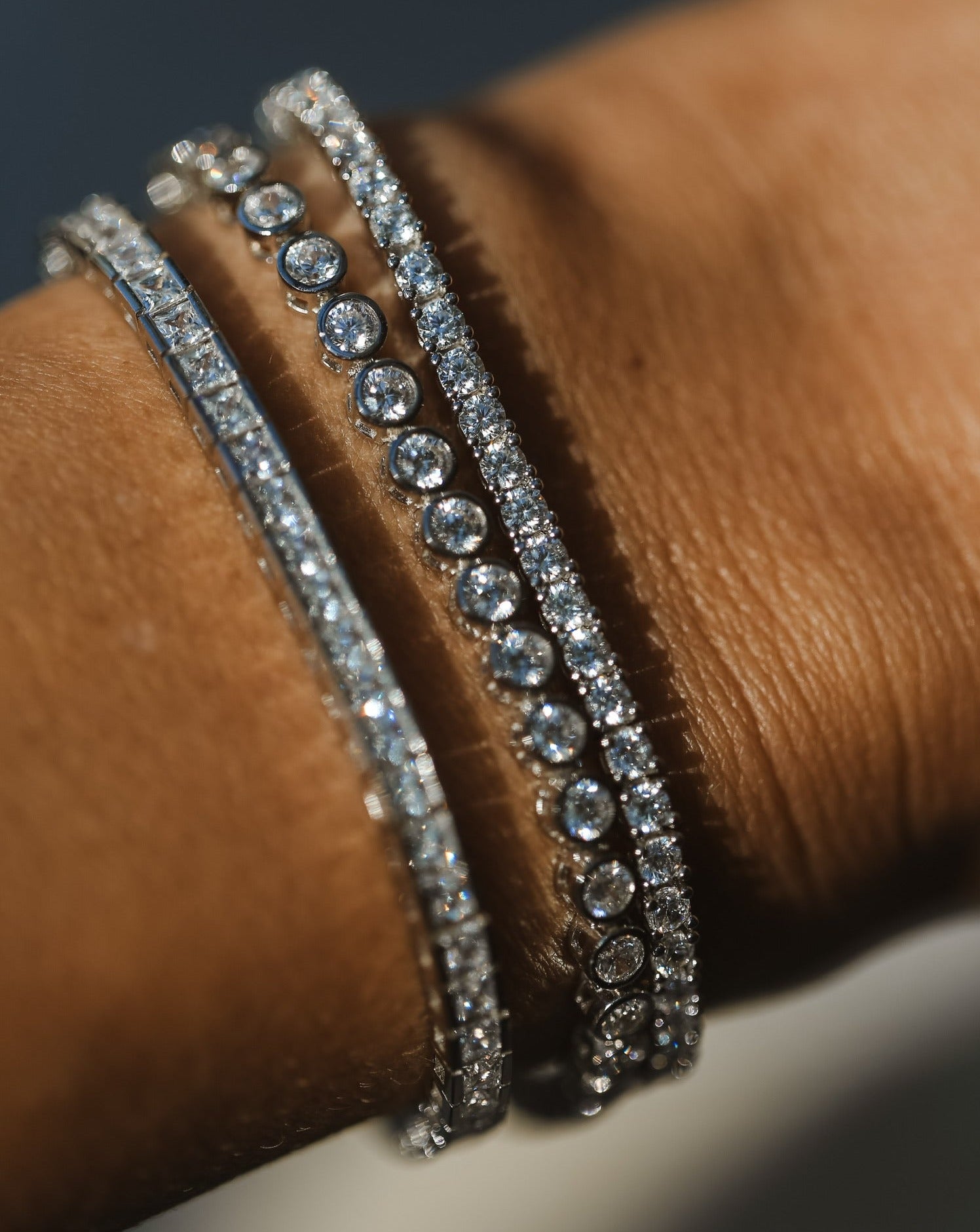 Bezel Set Tennis Bracelet | Products | Melanie Auld Jewelry